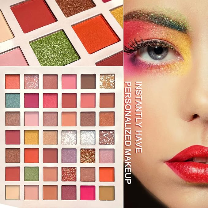 KAIQIKAIXI 42 Colors Eye shadow Palette Eye Makeup