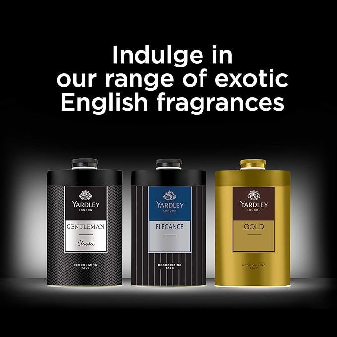 Yardley London Gentleman Deodorising Talc Talcum Powder for Men m 100G