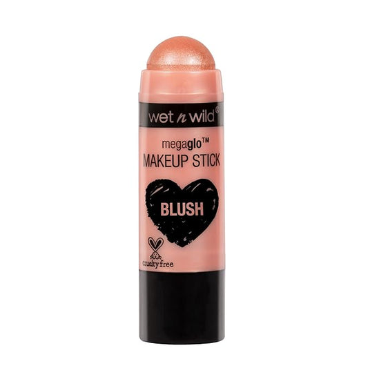 wet n wild MegaGlo Makeup Stick, Buildable Color, Peach Bums