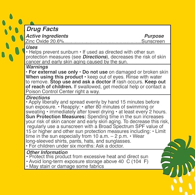 Hello Bello SPF 50 Face + Body Sunscreen Stick, 1oz