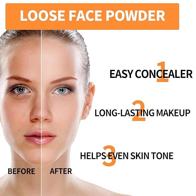 Mineral Sunscreen Setting Powder, Mineral Brush Setting Face (Medium, ) 8g