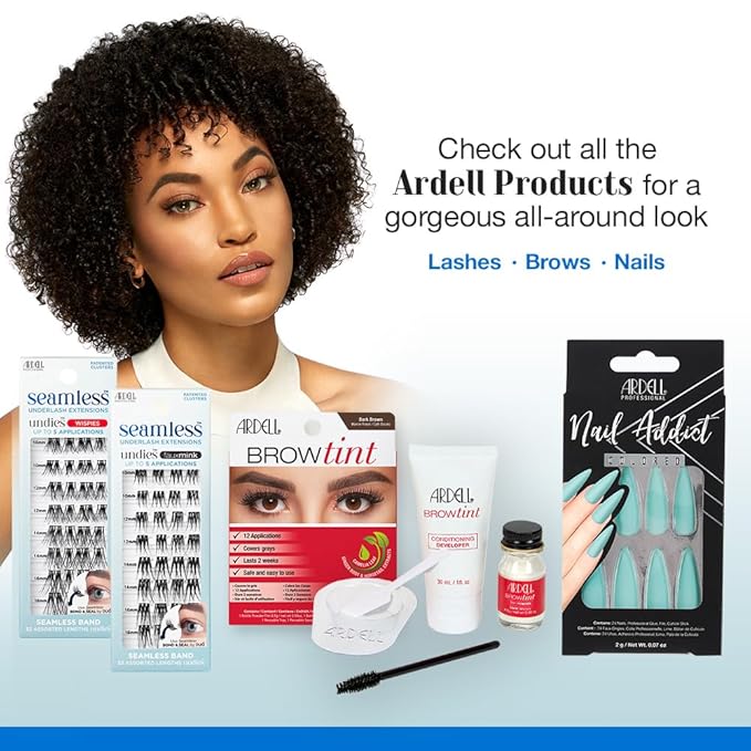 Ardell Seamless 3D Faux Mink Underlash Extensions Refill Kit - DIY Lash Clusters, Customizable Eyelash Extension for Natural Looking Lashes, 1-Pack