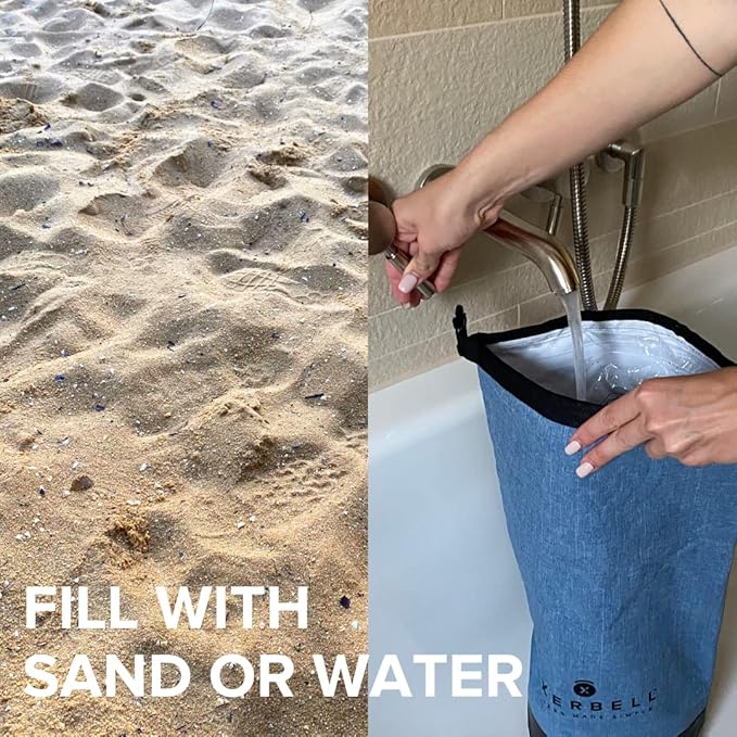 Foldable & adjustable kettlebell 2-14 kg – water-