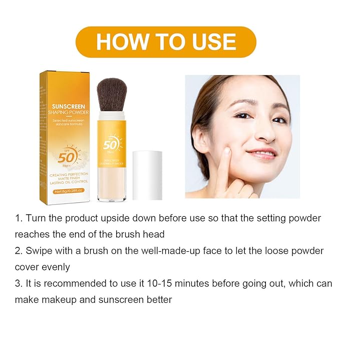 Mineral Sunscreen Setting Powder, SPF 50 PA++, Mineral Face