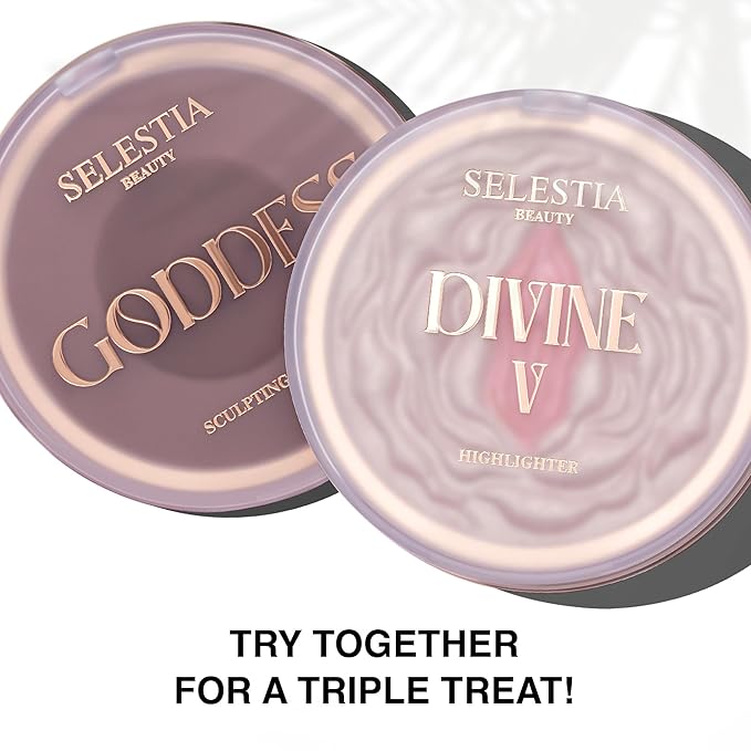 Blush Duo Aureole - High Pigmented Pink Blush Use Separately, 0.53 Oz