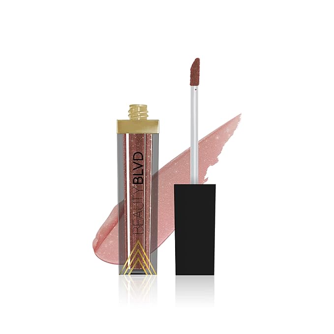 BEAUTYBLVD Diamond Lip Gloss | Iridescent Shades | Long Lasting | High Shine | Non-Sticky | Cruelty Free (Embellish)