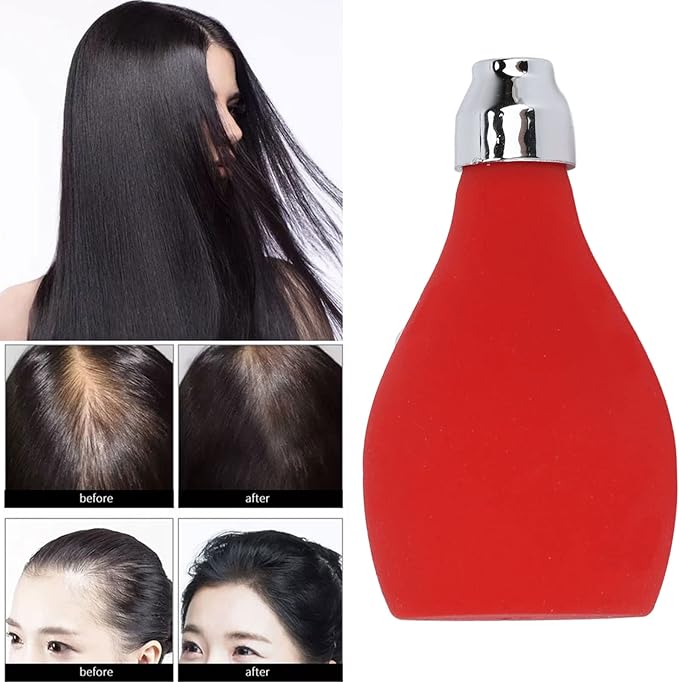 ZJchao Empty Spray Powder Bottle Hairdressing Spray Talcum Bottle Red