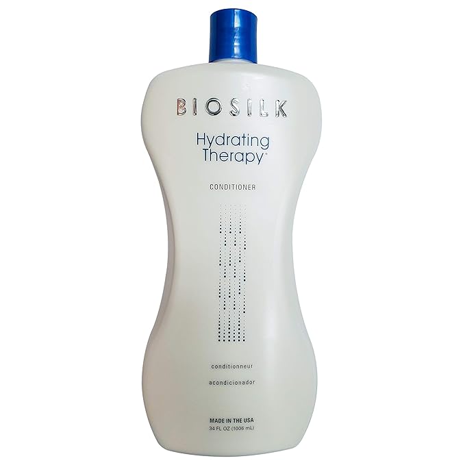 Biosilk Hydrating Therapy Shampoo and Conditioner 34oz with Two Pumps Bundle