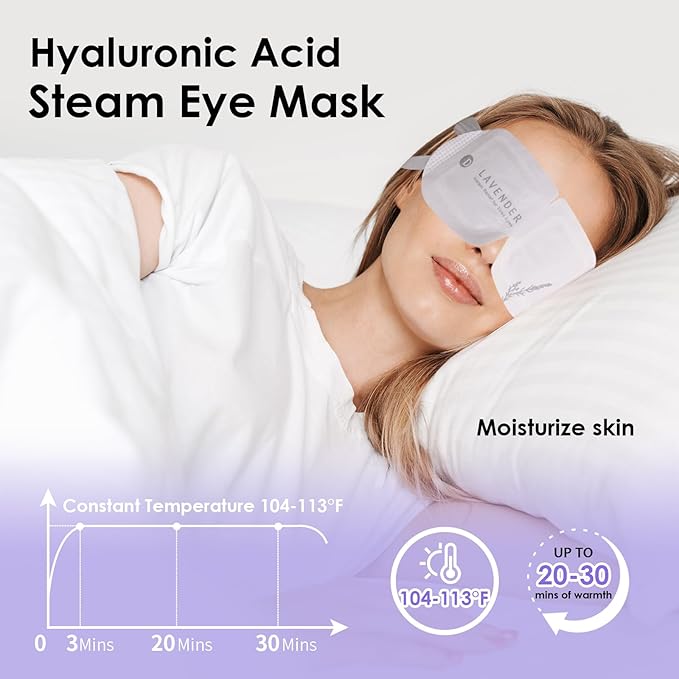 Steam eye masks, rich hyaluronic