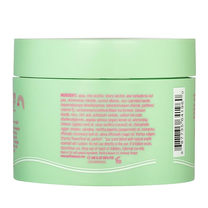 Pacifica Scalp Smoothie Hydrating Scalp Treatment & Leave-On Hair Mask, Cooling Relief for Dry, Flaky, Itchy Scalp & Thinning Hair, Vegan & Cruelty-Free, 6 fl oz