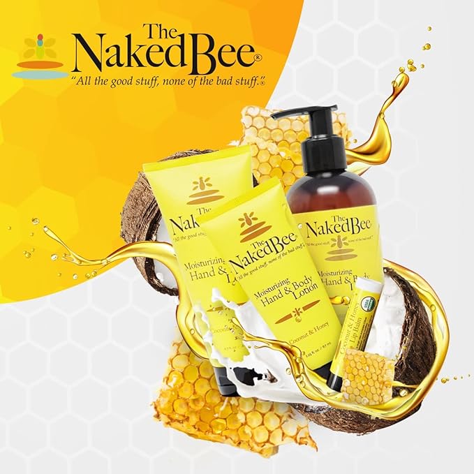 The Naked Bee Ultra-Rich Body Butter, 8 Ounce, Orange Blossom Honey