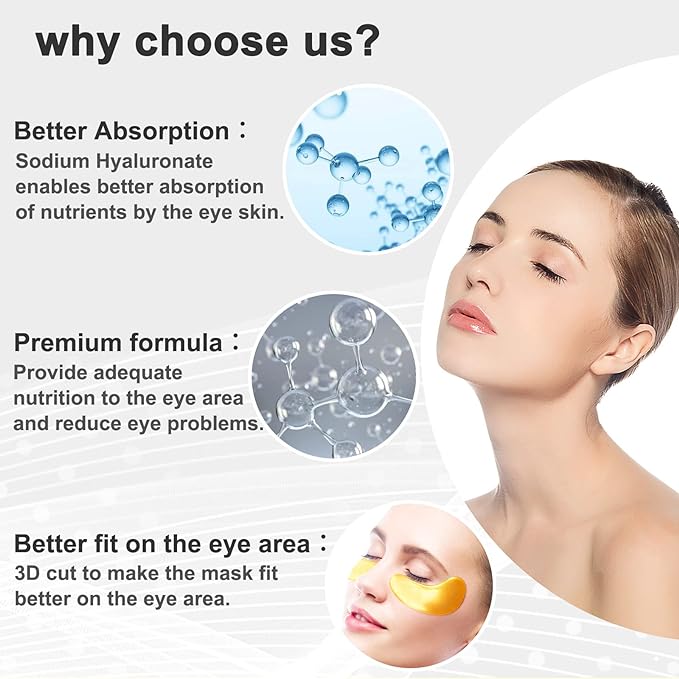 Permotary 30 pairs 24k gold