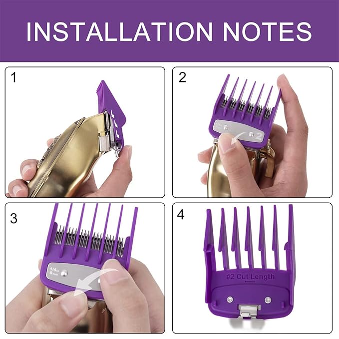 10 Pack Clipper Guards Cutting