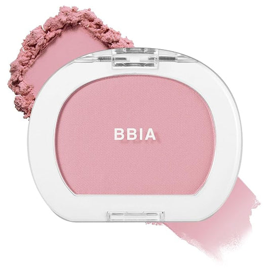 BBIA Last Blush NEW 15 Colors - Cheek Blush Shaping Shading Contour & Highlight Long-Lasting Matte Finish Natural Shades Buildable & Blendable Daily Korean Face Makeup (04 MUTE DAHLIA, Pack of 1)