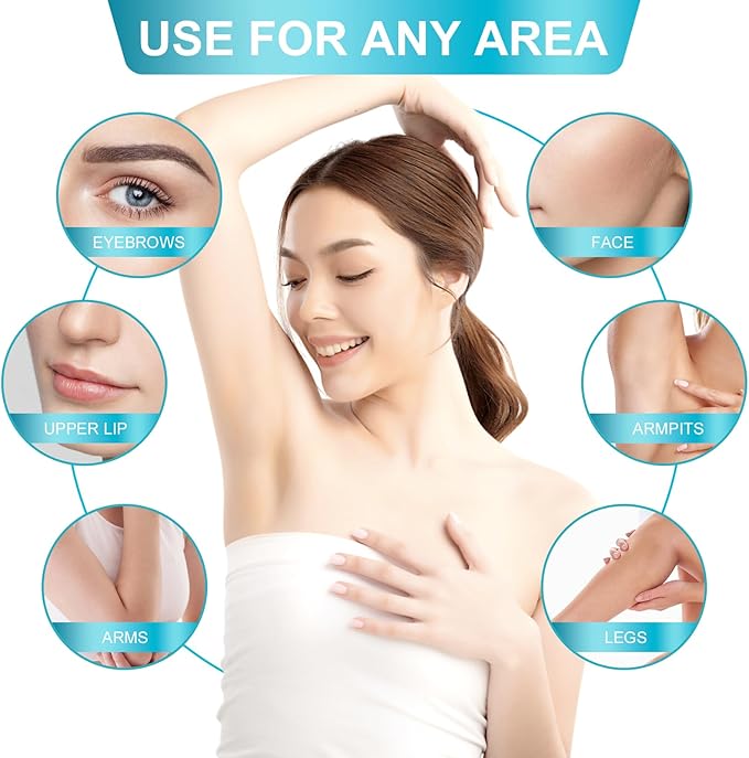 Eyebrow Trimmer, Facial Hair Removal for Women, 2 in 1 Rechargeable Eyebrow Razor & Painless Hair Remover Kit, Hair Removal Device for Eyebrows, Peach Fuzz, Lips, Arms, Legs with Light (Rose Gold)