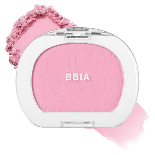 BBIA Last Blush NEW 15 Colors - Cheek Blush Shaping Shading Contour & Highlight Long-Lasting Matte Finish Natural Shades Buildable & Blendable Daily Korean Face Makeup (07 LISIANTHUS, Pack of 1)