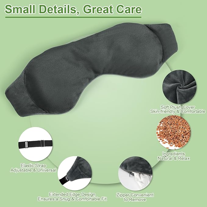 Weighted eye mask for sleeping,