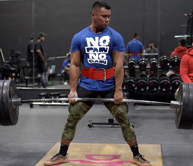 Hawk Sports Double Prong Powerlifting Belt for Men 10mm Thick, 4" Wide