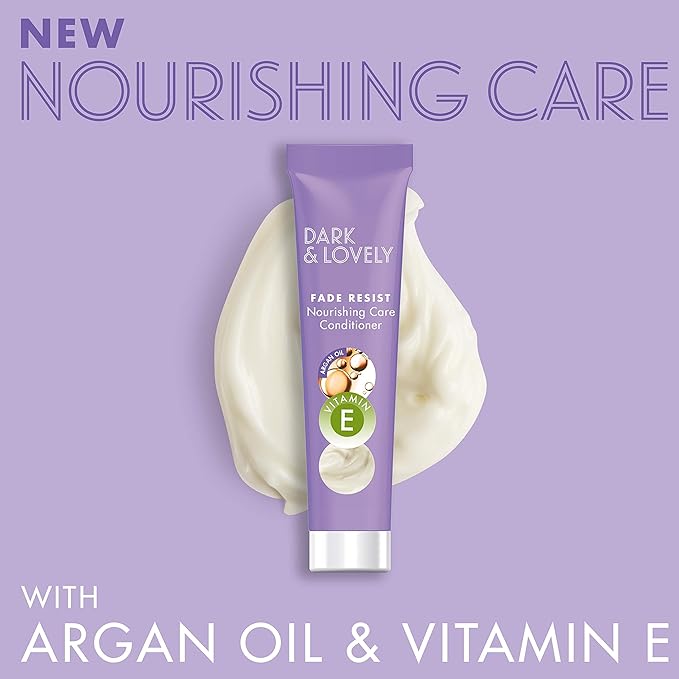 SoftSheen-Carson Dark and Lovely Fade Resist Rich Conditioning Hair Color, Permanent Hair Color, Up To 100 percent Gray Coverage, Brilliant Shine with Argan Oil and Vitamin E, Crimson, 2 Count