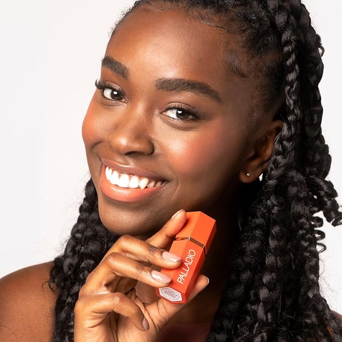 Palladio Liquid Blush for Cheeks & Lips 2-in-1 Sunny Coral