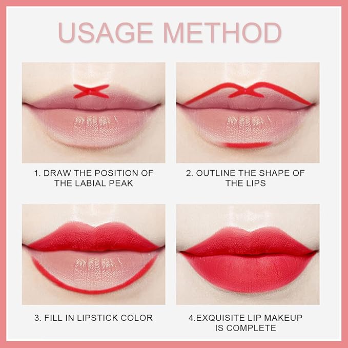 12 Colors Matte Lip Liner/Lipstick Set,One Step Lips Makeup Kit,Velvet Nude Collection Waterproof Long Wear Lip Gloss, Lip Liner for Women To Create The Perfect Matte Lip Look