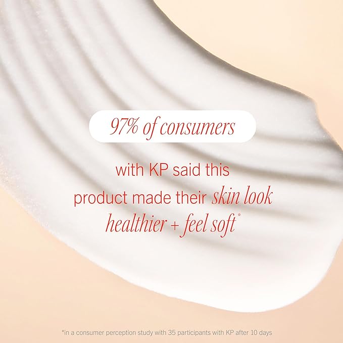 First Aid Beauty - KP Smoothing + Brightening Body Lotion with 10% AHA, Lactic Acid, Urea + Colloidal Oatmeal, Exfoliate + Moisturize, Banish Keratosis Pilaris Bumps, NEW Peach Scent (6. 7 fl oz)