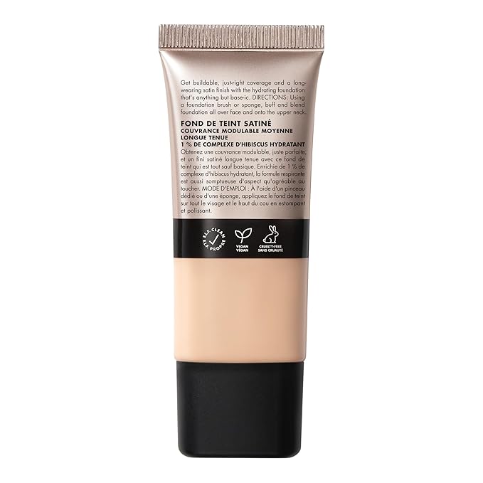 e.l.f. Soft Glam Foundation, Medium Coverage, Long-Lasting & Light Cool