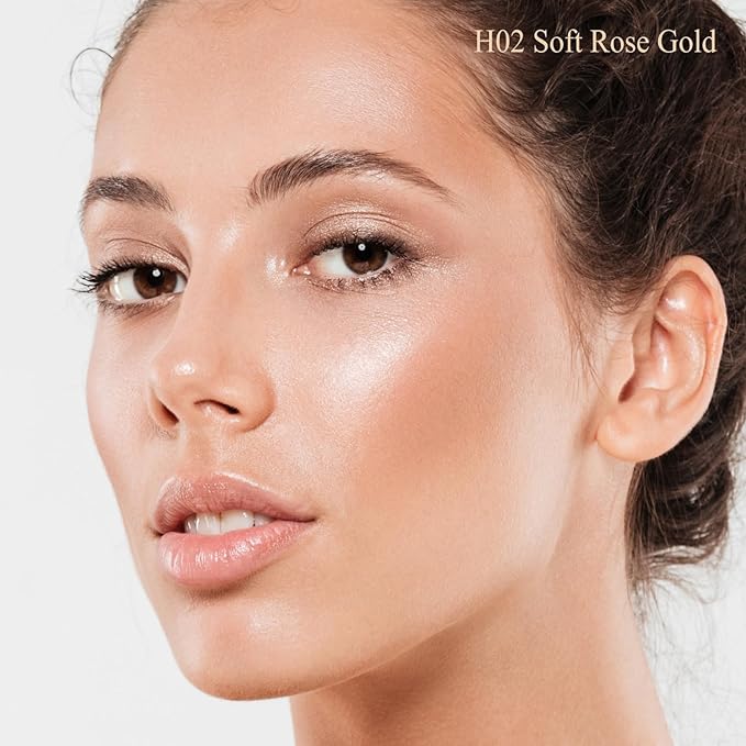 Dewy Highlighter Makeup, Highlighter Makeup Stick for Face Gold /0.53fl.Oz 15g