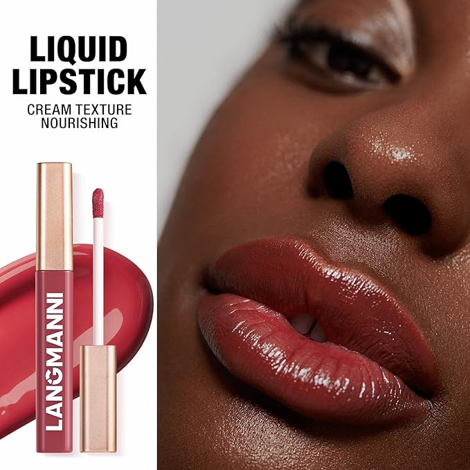 Jolilab 6 Colors Cream Texture Lip Gloss Set - Highly Pigmented, Long - Lasting, Moisturizing Makeup for Women(SetB 6Color)