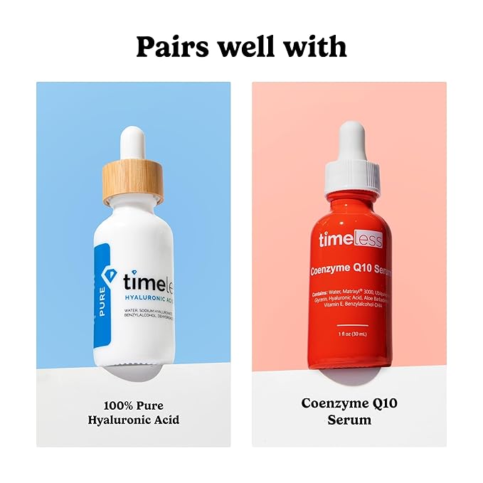 Timeless Skin Care Vitamin C Serum with Vitamin E & Ferulic Acid - Serum - for Oily & Dry Skin - Fragrance-Free - 4 Fl oz