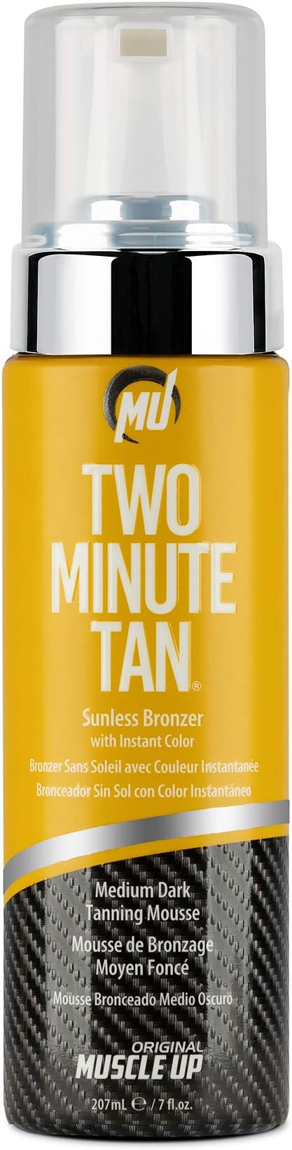 Pro Tan, Two Minute Tan, Sunless Bronzing Mousse, New and Improved Formula, Rich Moisturizers, Streak Free, Dries Quickly, Even Coverage, 7 oz.