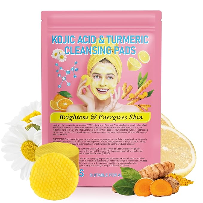 Turmeric kojic acid pads, kojic