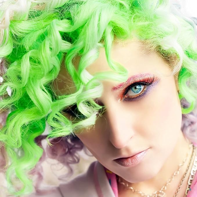 Green Temporary Hair Color, Green