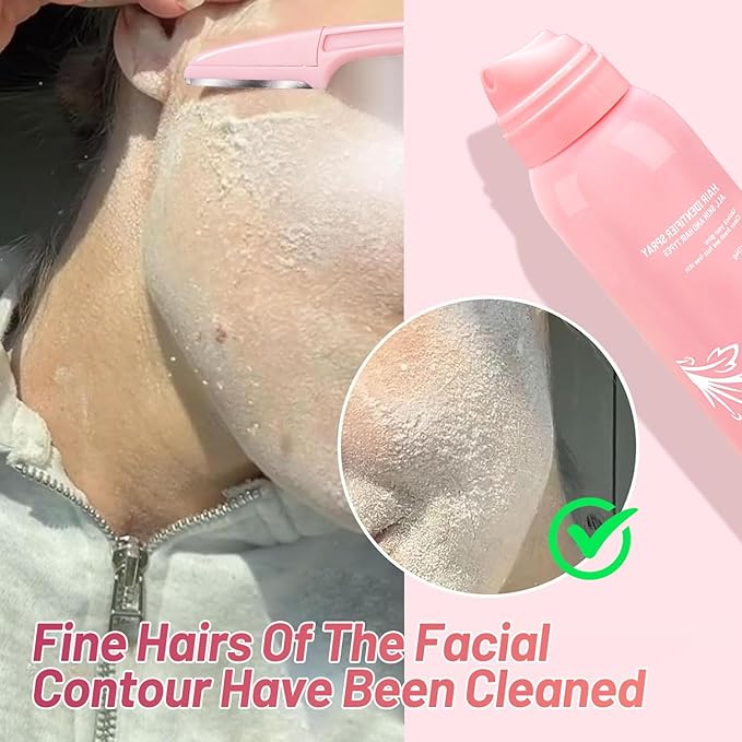 Hair Identifier Spray for Face Shaving,Facial Hair Removal For Women,face hair identifier spray,Moisturizing And Skin Care Set Spray,suitable for all skin types (1 set)