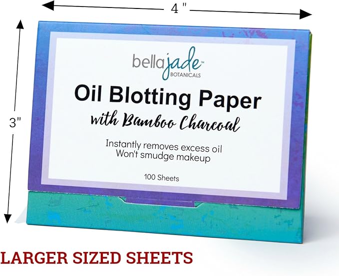 Oil Blotting Paper Sheets – Instantly Absorbs Excess … (charcoal)