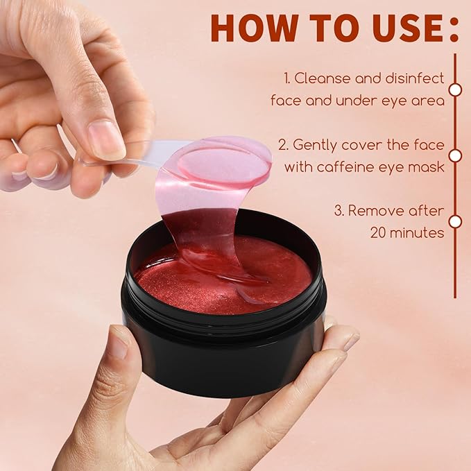 Caffeine under eye masks, 60