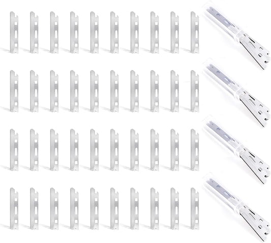 Dermaplan Razor for Face Professional, Facial Razors for Women Face with 40 Blade Refills, Eyebrow Razor for Women and Men