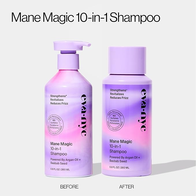 EVA·NYC Mane Magic 10-in-1 Shampoo OG 8.8 Fl Oz (Pack of 1)