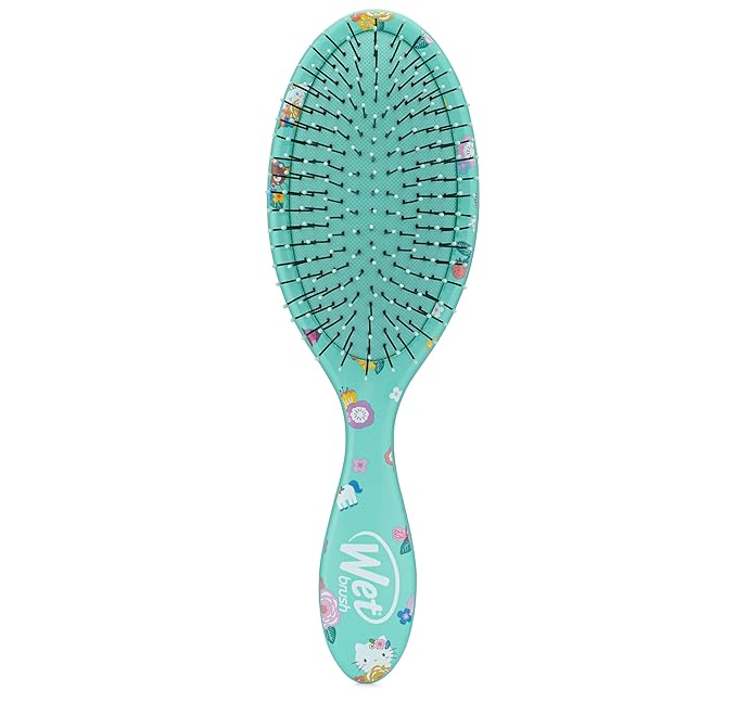 Wet Brush Hello Kitty and Friends Original Detangler Hair Brush, Pompompurin, Ultra-Soft IntelliFlex Bristles, Easy Detangling For All Hair Types (Wet Dry & Damaged), Women & Men