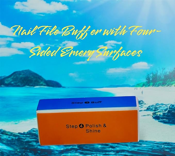 Emery Sponge 4-Way Nail Buffer