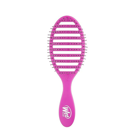 Wet Brush Speed Dry Hair Brush, Purple, Vented Design & Soft HeatFlex Bristles, Blow Dry Safe, Ergonomic Handle Manages Tangles & Uncontrollable Strands, Pain-Free Hair Accessories