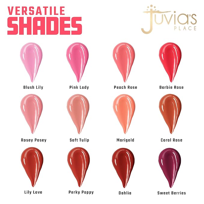 Juvia's Place Blushed Liquid Blush SoftTulip - Dewy Tint Cheeks Makeup Glow Pigment Effortless Beauty Long Lasting Cosmetics Soft Creamy Natural Buildable All Skin Color Light Flawless Finish Blend