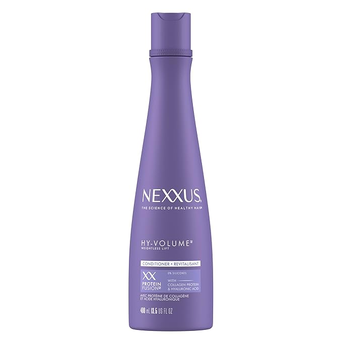 Nexxus Hy-Volume Weightless Lift Conditioner Protein Fusion with Collagen Protein & Hyaluronic Acid For Flat & Limp Hair for 48 Hours of Volume 13.5 Fl Oz