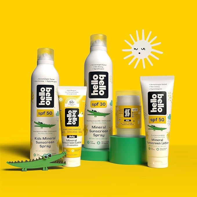 Hello Bello SPF 50 Face + Body Sunscreen Stick, 1oz