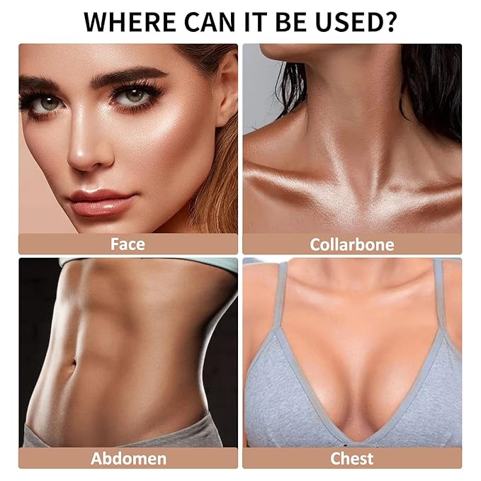 Boobeen 2 in 1 Contour Stick, Cream Bronzer the Body