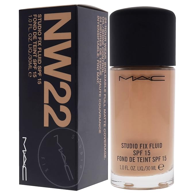 MAC Studio Fix Fluid SPF15 NW22, 1.0582 Ounce