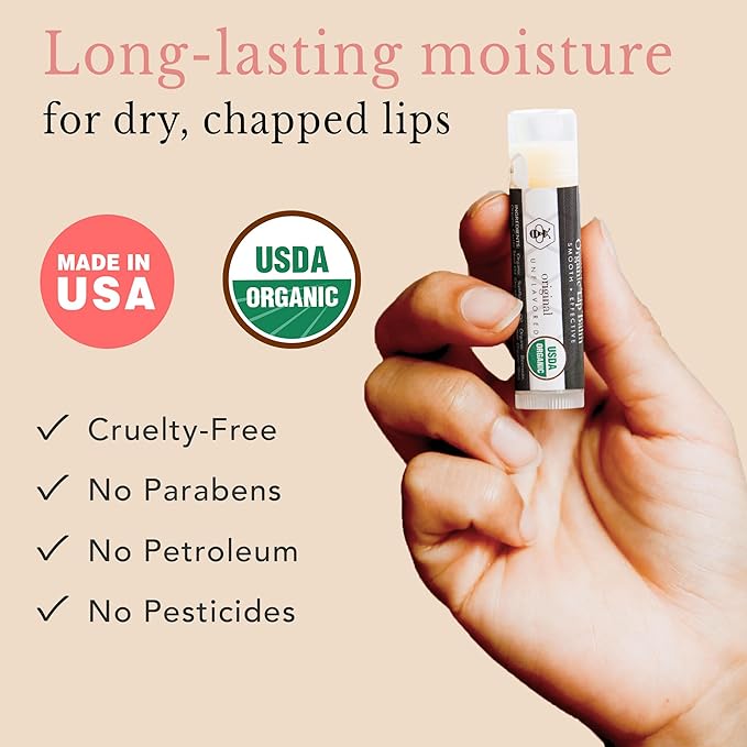 Organic Lip Balm Pack - Original Lip Balm Lip Repair