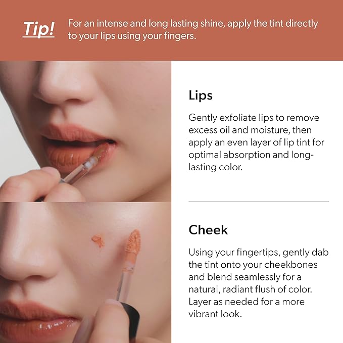 ENTROPY Makeup 2-in-1 Charm Shiny Glowy Lip & Cheek Gloss Tint Keychain, High Pigment Glossy Lip Color & Plumping Gloss, C10 Taaffeite Charm