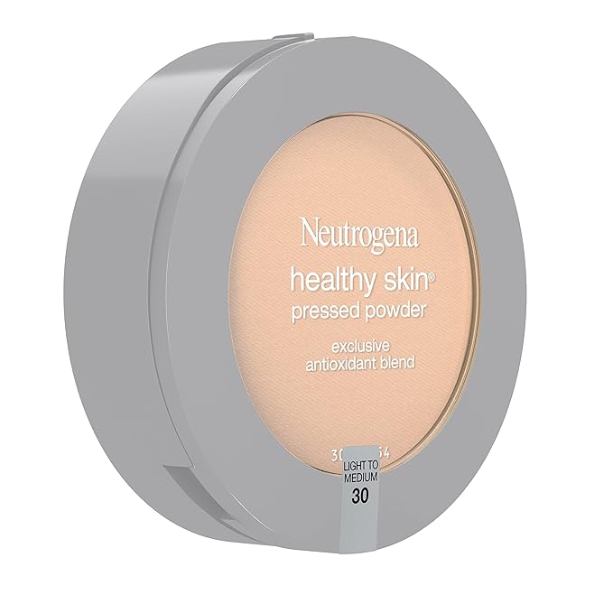 Neutrogena Healthy Skin Pressed Makeup Powder Compact with of 2) 34 oz