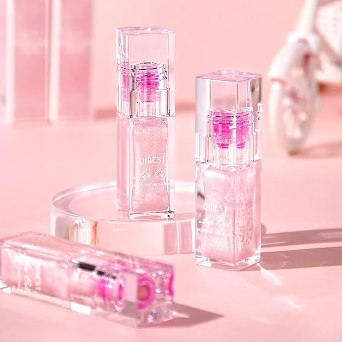 Jolilab 2PCS Magic Color Changing Lip Oil, Warm Magic